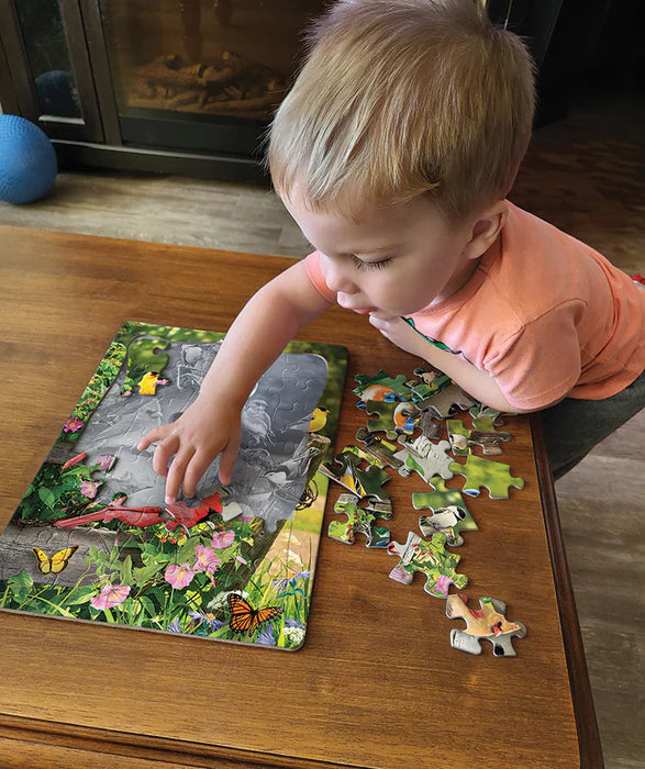 Cobble Hill - 35 Piece Tray Puzzle - Singing Around the Birdhouse