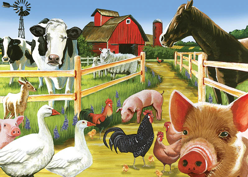 Cobble Hill - 35 Piece Tray Puzzle - Farmyard Welcome