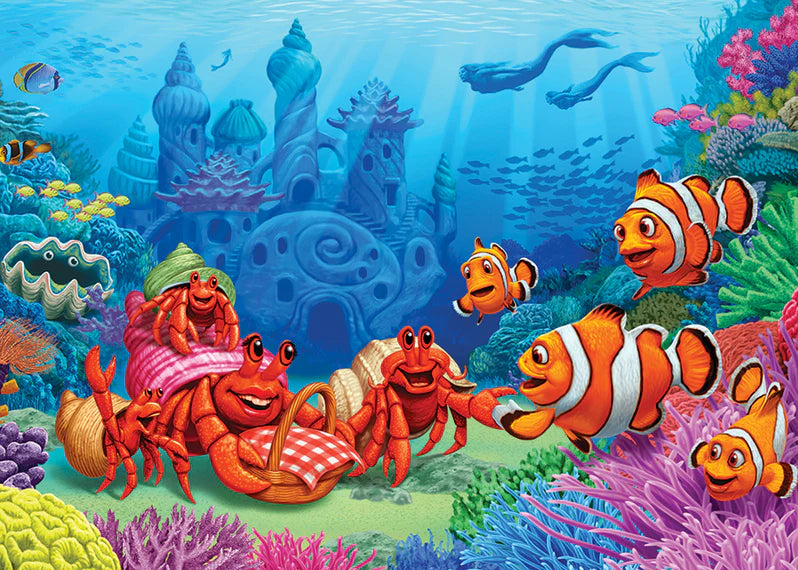 Cobble Hill - 35 Piece Tray Puzzle - Clownfish Gathering