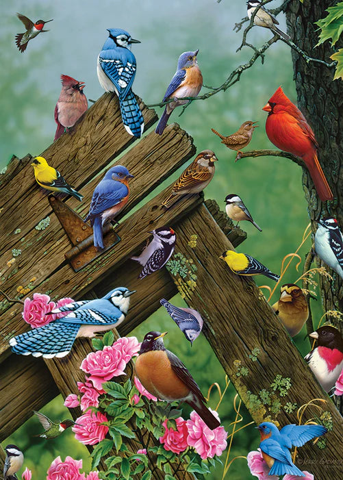 Cobble Hill - 35 Piece Tray Puzzle - Wildbird Gathering