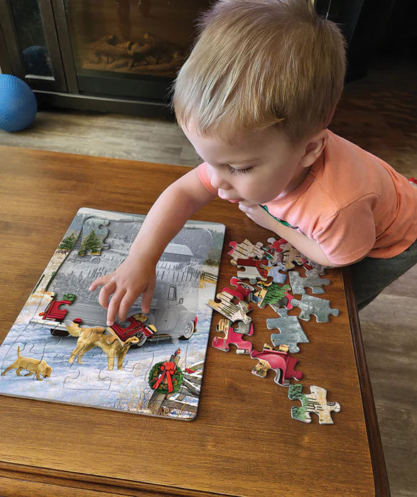 Cobble Hill - 35 Piece Tray Puzzle - Red Truck Farm