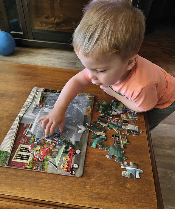 Cobble Hill - 35 Piece Tray Puzzle - Green Grocer