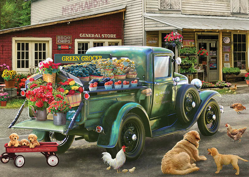 Cobble Hill - 35 Piece Tray Puzzle - Green Grocer