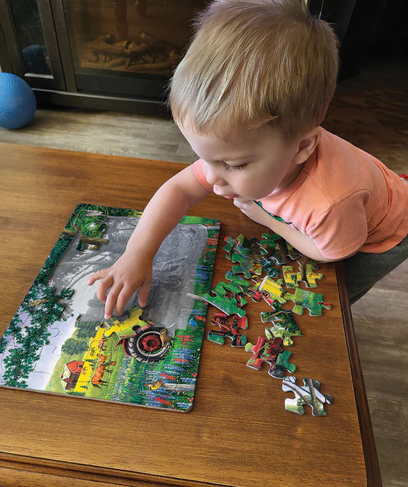 Cobble Hill - 35 Piece Tray Puzzle - Red Tractor