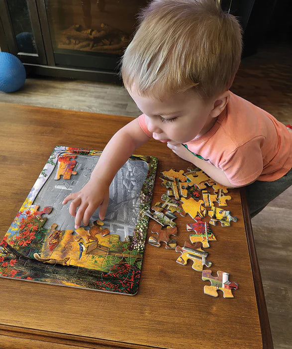 Cobble Hill - 35 Piece Tray Puzzle - The Big Leap
