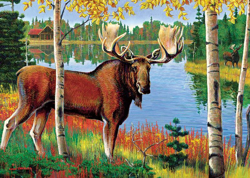 Cobble Hill - 35 Piece Tray Puzzle - Moose