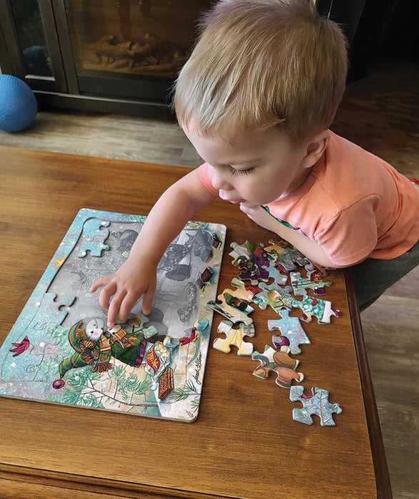 Cobble Hill - 35 Piece Tray Puzzle - S'More Snowfall