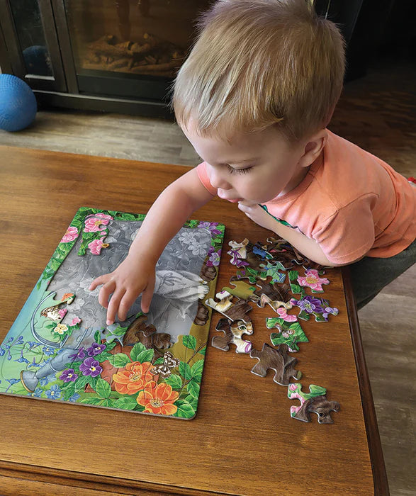 Cobble Hill - 35 Piece Tray Puzzle - Calico and Chocolate