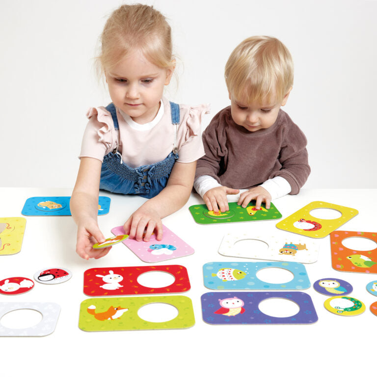 BANANA PANDA - MATCH the BUDDIES - 2pc x 12 MINI PUZZLES (15m+)