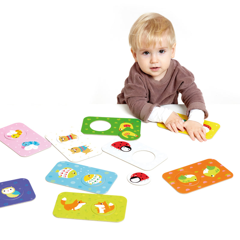 BANANA PANDA - MATCH the BUDDIES - 2pc x 12 MINI PUZZLES (15m+)