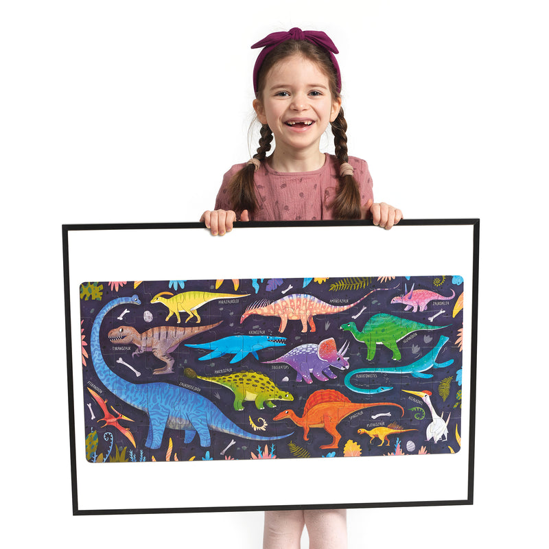 BANANA PANDA - I LOVE DINOSAURS - 60pc PUZZLE (4+) - Limolin 