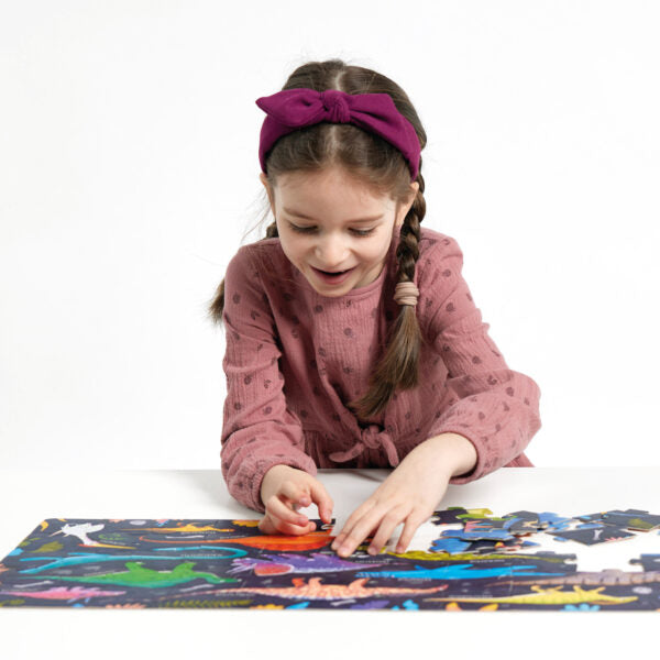 BANANA PANDA - I LOVE DINOSAURS - 60pc PUZZLE (4+) - Limolin 