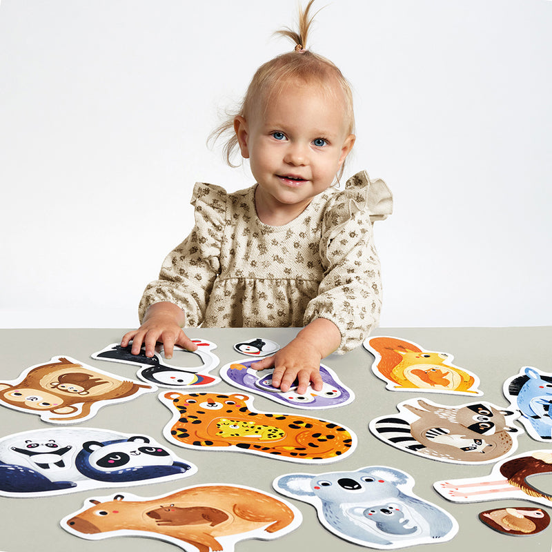 BANANA PANDA - FIRST JUMBO - 11pc PUZZLE MOMMY & ME (18m+) - Limolin 