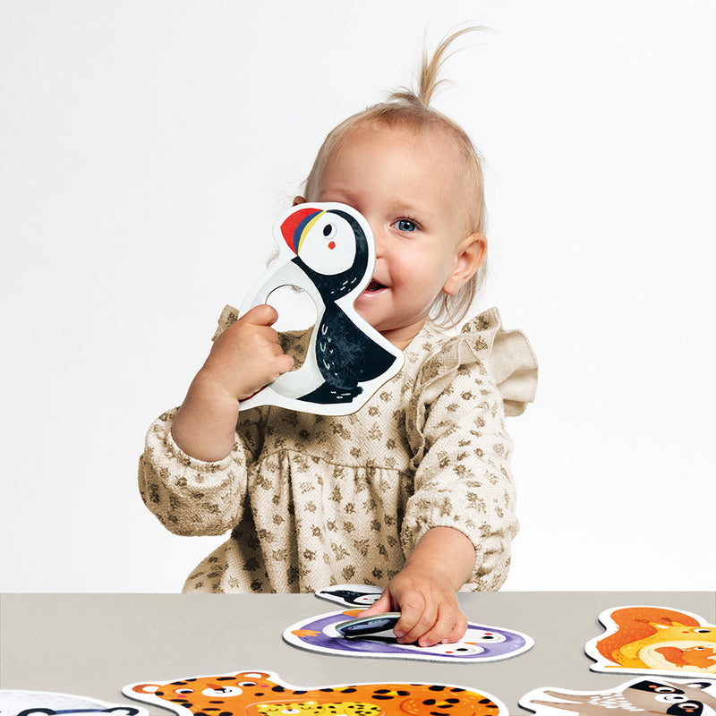 BANANA PANDA - FIRST JUMBO - 11pc PUZZLE MOMMY & ME (18m+) - Limolin 