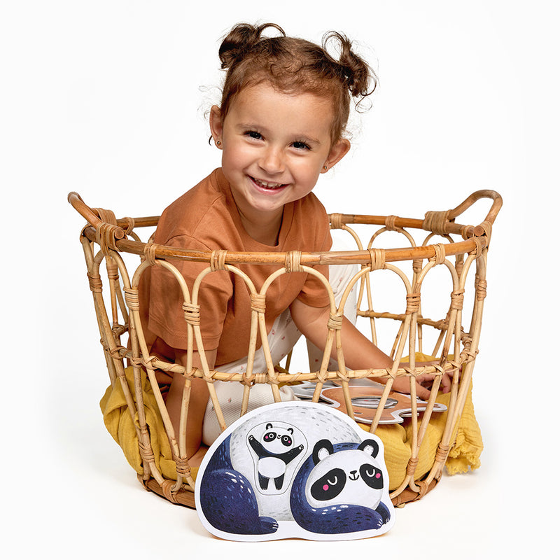 BANANA PANDA - FIRST JUMBO - 11pc PUZZLE MOMMY & ME (18m+) - Limolin 