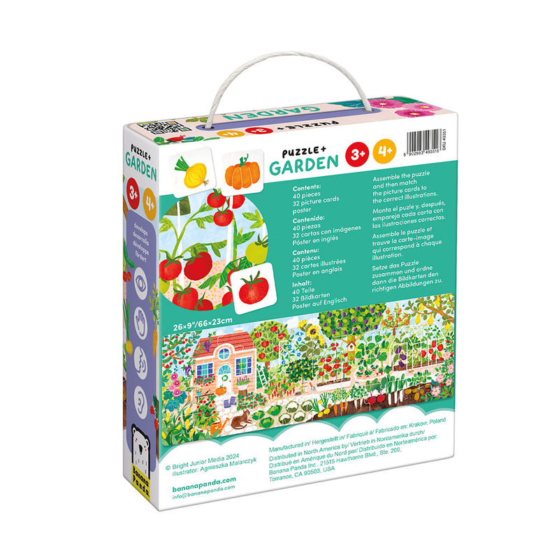 BANANA PANDA - 40pc PUZZLE + GARDEN - Limolin 