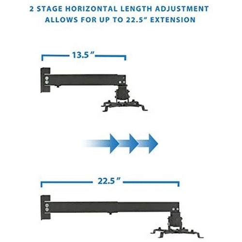 Mount-IT - MI - 604 Projector Mount Wall or Ceiling Steel Black