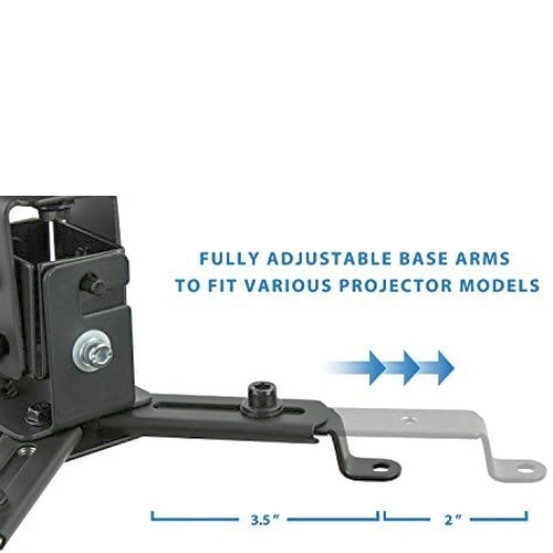 Mount-IT - MI - 604 Projector Mount Wall or Ceiling Steel Black