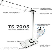 Mount-IT - TS-7005 LED Desk Lamp Relax Light Colour & Temp Control