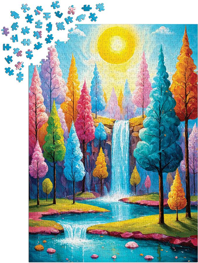 ENJOY - 1000 Piece Puzzle - Forest Cascade