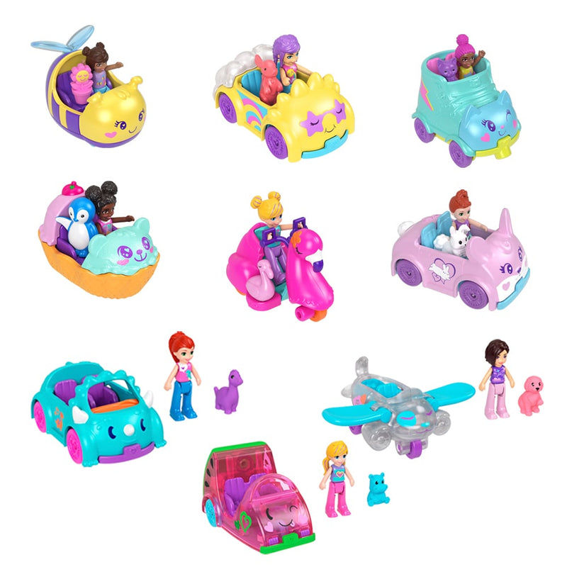 Polly Pocket - Pollyville Single Fig & Car