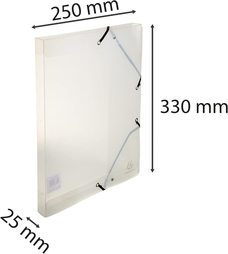 Binder Box 25mm Crystal A4 (8.3x11.7in)
