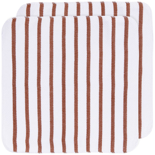 Now Designs - Chestnut Brown Basketweave Dishcloths Set of 2