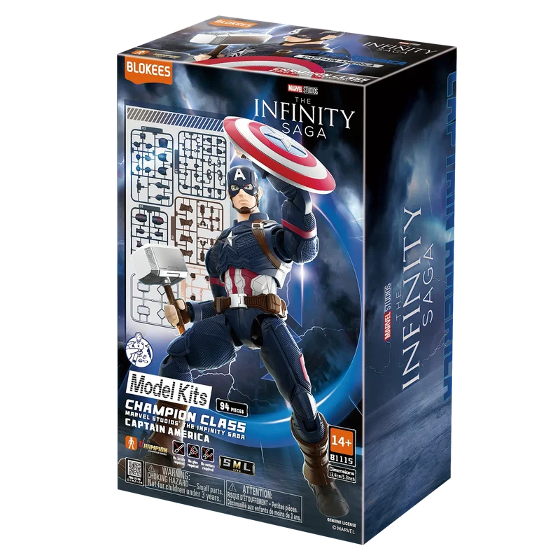 BLOKEES - Kits de Maquettes Captain America de Classe Champion 03 Marvel Infinity Saga