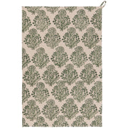 Heirloom - Viridian Block Print Dishtowel