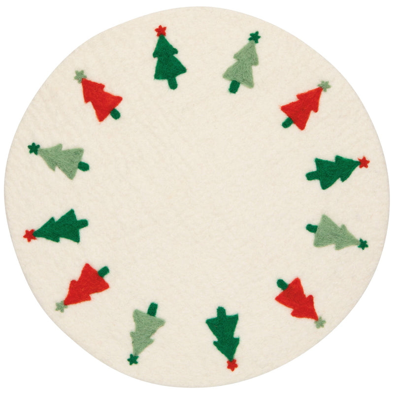 Danica Jubilee - Glitzmas Christmas Felted Wool Placemat