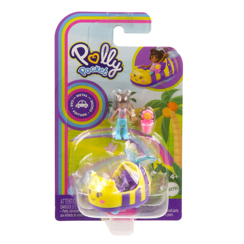 Polly Pocket - Pollyville Single Fig & Car