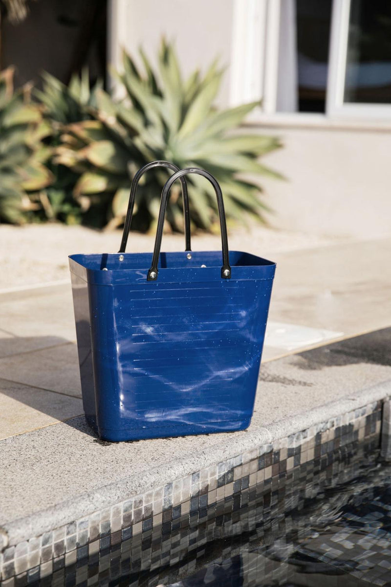 HINZA - ECO Bag Tall Blue Green Plastic