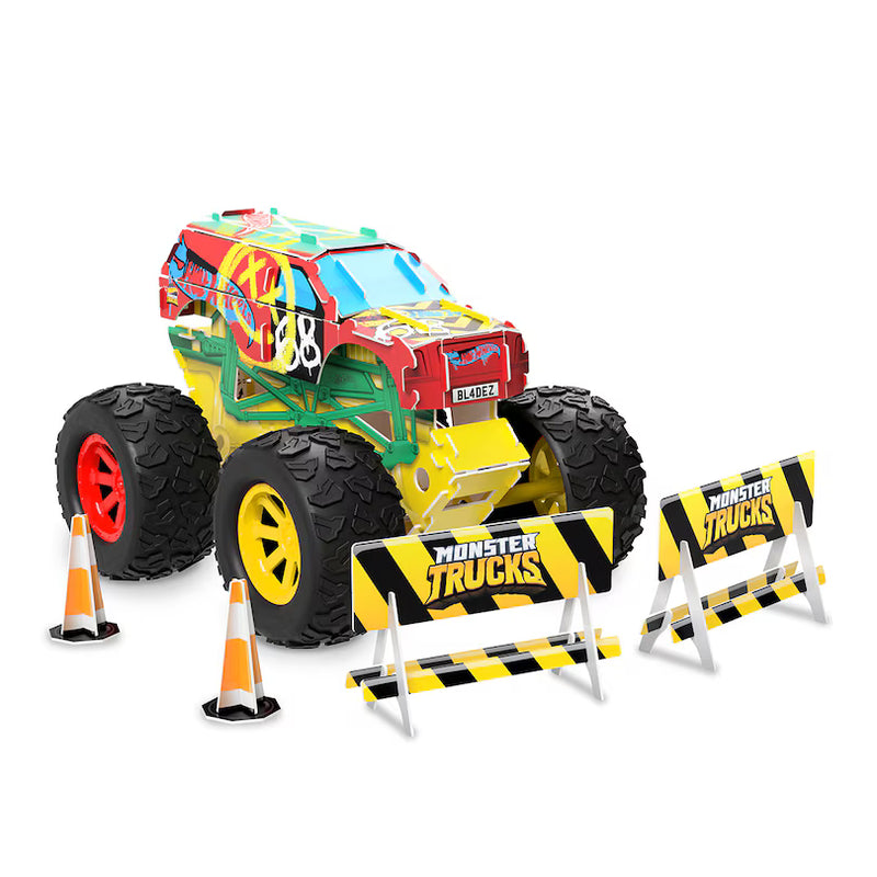 Hot Wheels - MOTOR MAKER KITZ - 4X4 MONSTER TRUCKS KIT