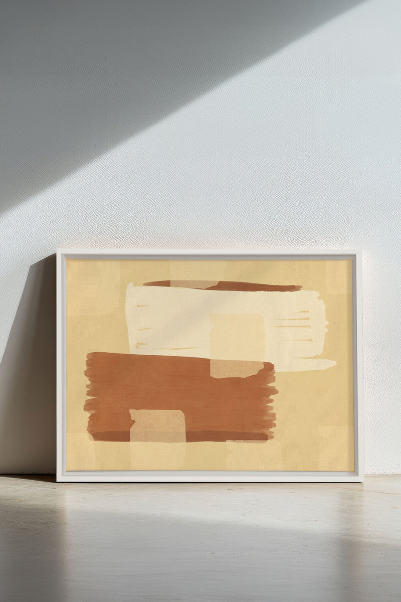 TOILE DU DÉSERT, Oeuvre sur toile étirée