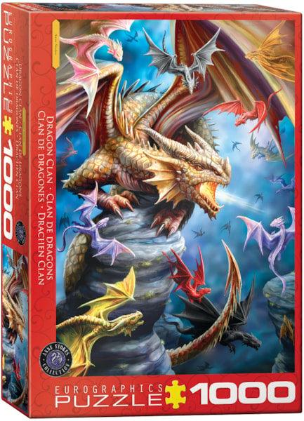 Eurographics - Dragon Clan By Anne Stokes (1000-Piece Puzzle)