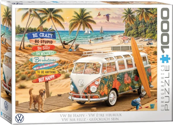 Eurographics - 1000 Piece Jigsaw Puzzle - VW Be Happy