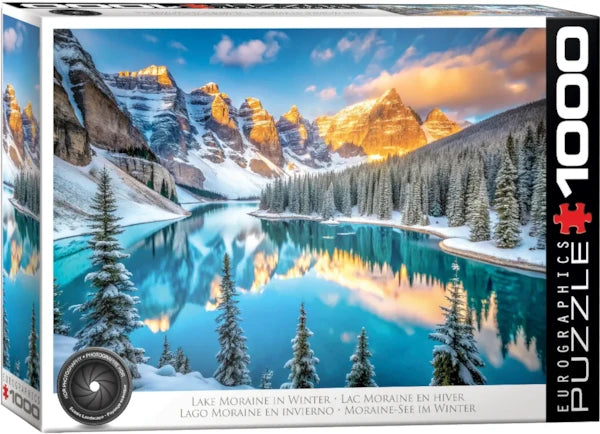 Eurographics - 1000 Piece Jigsaw Puzzle - Lake Moraine in Winter