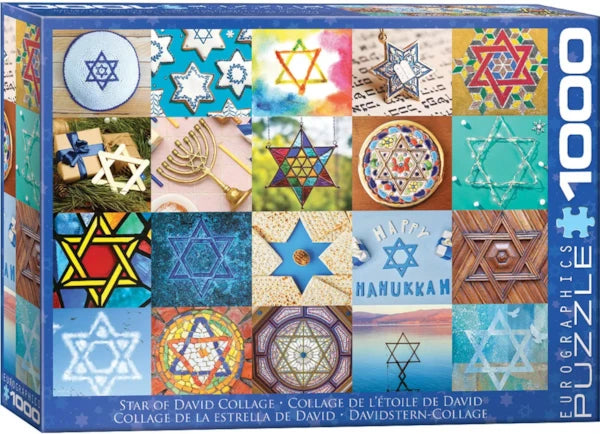 Eurographics - 1000 Piece Jigsaw Puzzle - Star of David - Collage