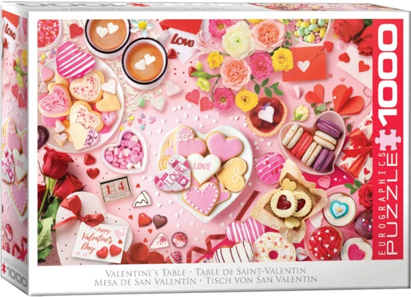 Eurographics - 1000 Piece Jigsaw Puzzle - Valentine's Table