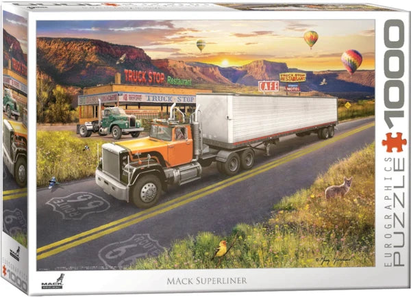 Eurographics - 1000 Piece Jigsaw Puzzle - MACK Superliner By Greg Giordano
