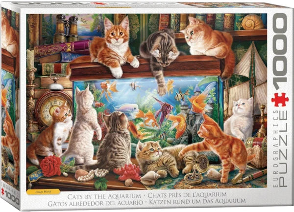 Eurographics - 1000 Piece Jigsaw Puzzle - Cats By the Aquarium
