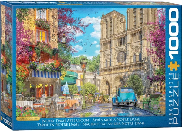 Eurographics - 1000 Piece Jigsaw Puzzle - Notre Dame Afternoon By Dominic Davison