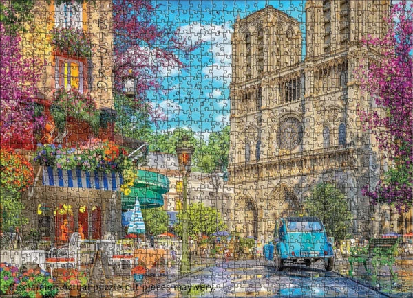 Eurographics - 1000 Piece Jigsaw Puzzle - Notre Dame Afternoon By Dominic Davison