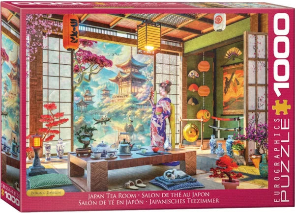 Eurographics - 1000 Piece Jigsaw Puzzle - Japan Tea Room By Dominic Davison