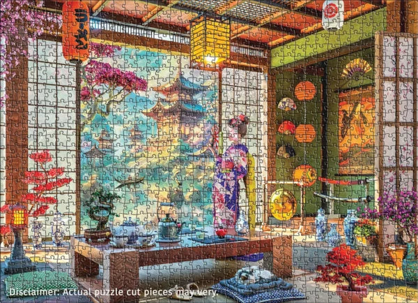 Eurographics - 1000 Piece Jigsaw Puzzle - Japan Tea Room By Dominic Davison