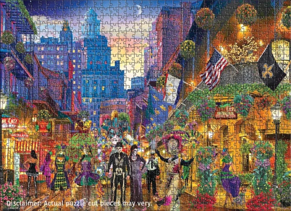 Eurographics - 1000 Piece Jigsaw Puzzle - Mardi Gras, New Orleans By David MacLean