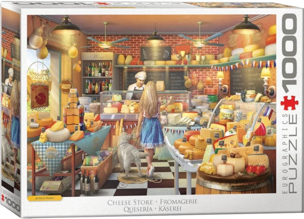 Eurographics - 1000 Piece Jigsaw Puzzle - Cheese Store By Eduard