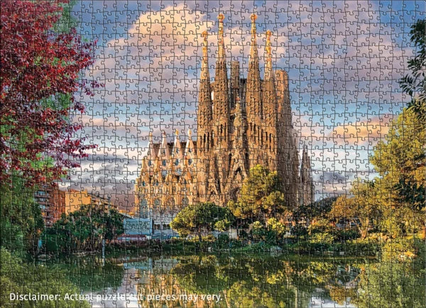 Eurographics - 1000 Piece Jigsaw Puzzle - Sagrada Familia, Barcelona