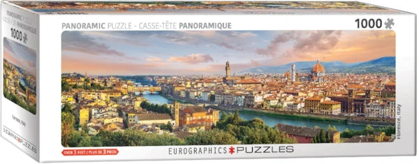 Eurographics - 1000 Piece Panoramic Puzzle - Florence, Italy