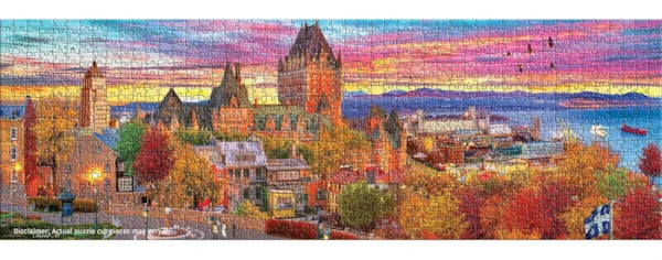 Eurographics - 1000 Piece Panoramic Puzzle - Quebec City